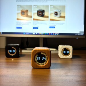 Pomodoro Timer Wooden Colour