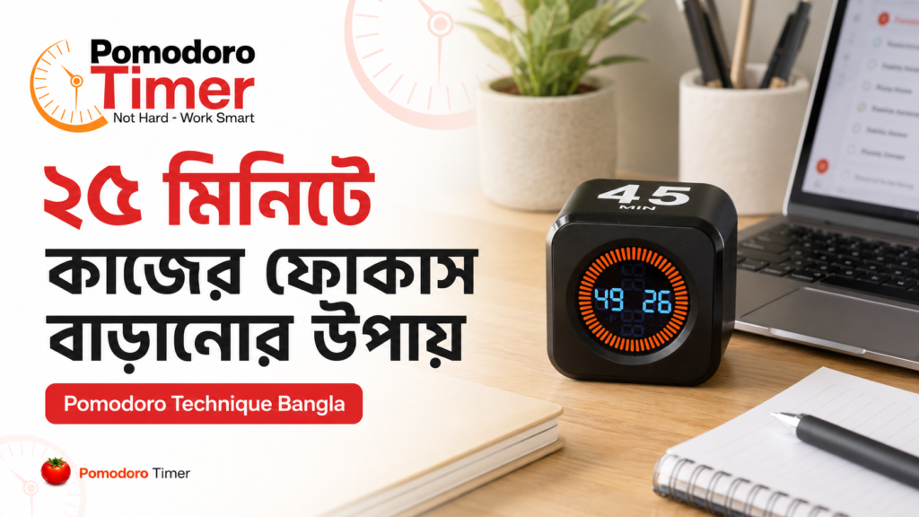 Pomodoro Technique Bangla — ২৫ মিনিটের ফোকাস পদ্ধতি